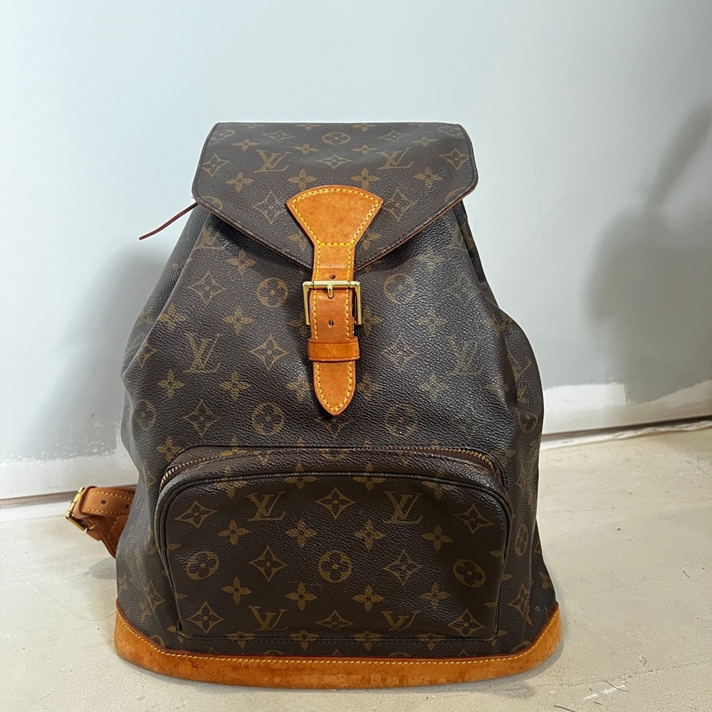 Louis Vuitton Dark Brown Monogram Montsouris Backpack